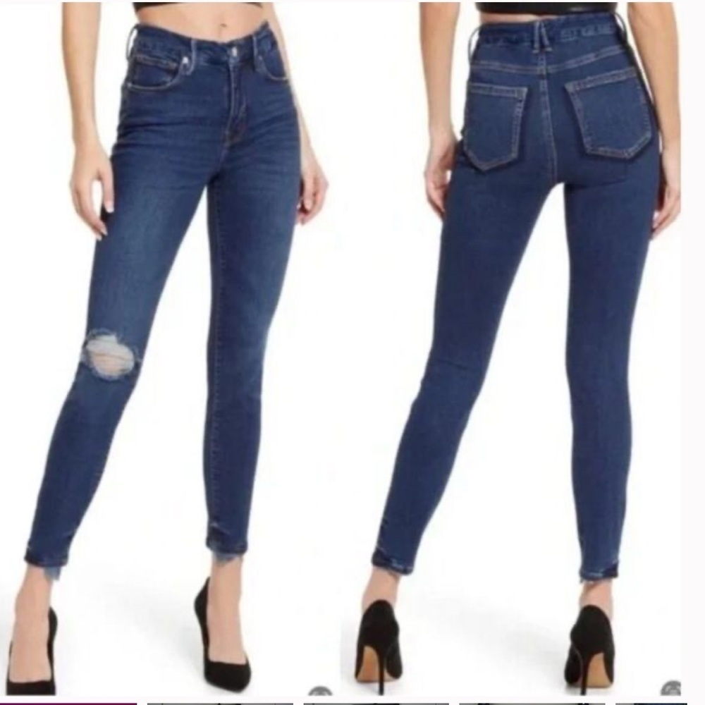 Good American Dark Blue Skinny Jeans